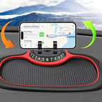 ALFOMBRILLA ANTIDESLIZANTE MULTIFUNCIÓN PARA COCHE CON SOPORTE PARA CELULAR AUTOMÁTICO Y ALMOHADILLA EXTRA GRANDE PARA , LLAVES, GADGETS