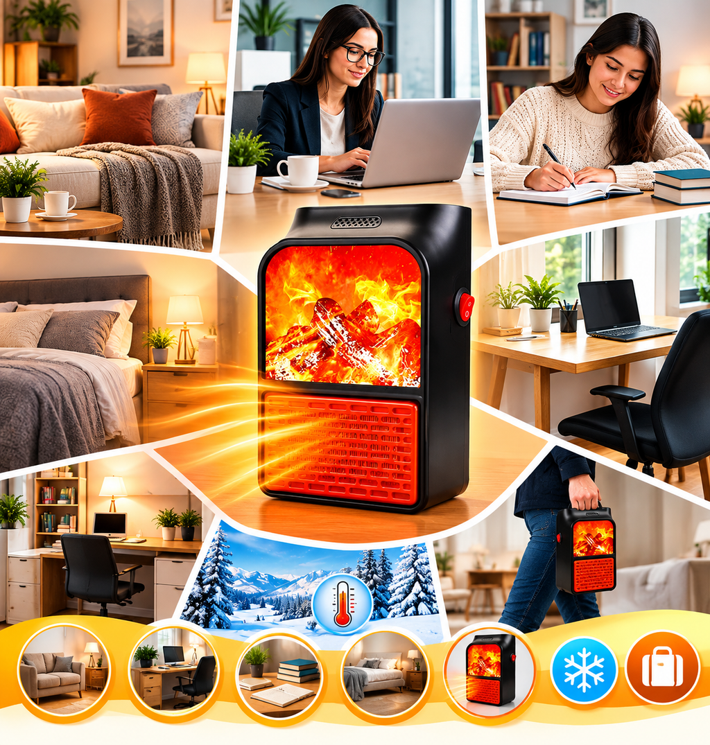 MINI CALEFACTOR ELECTRICO PORTATIL
