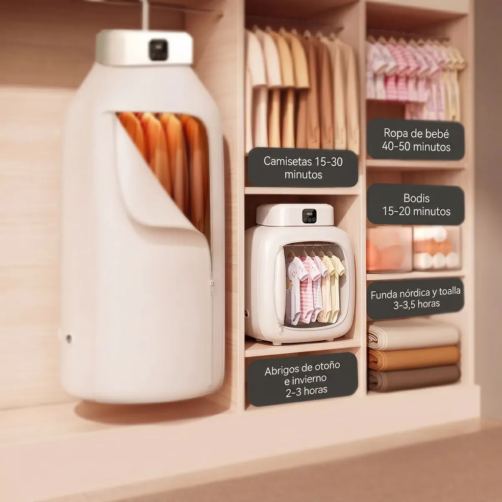 SECADOR DE ROPA PORTÁTIL 600W