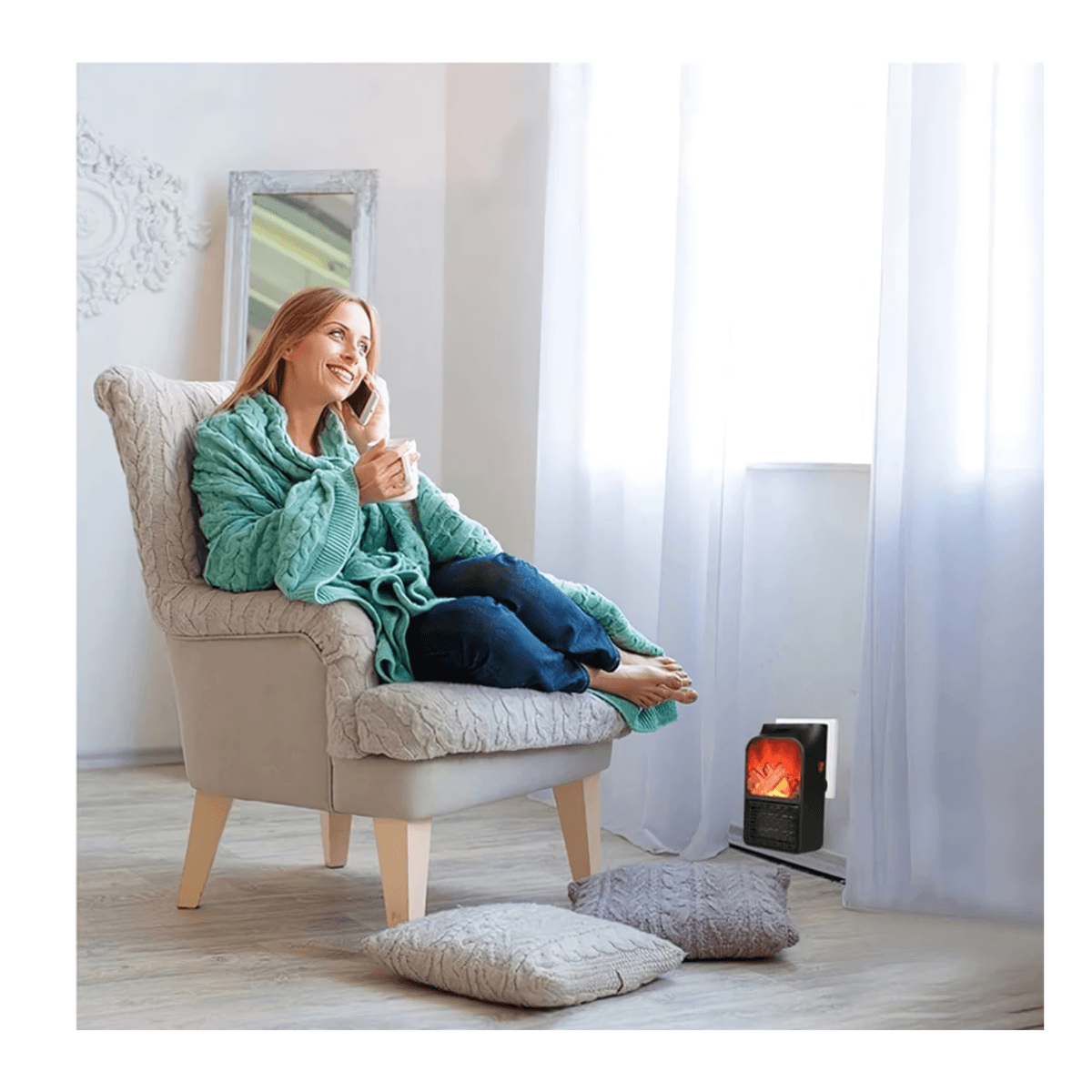 MINI CALEFACTOR ELECTRICO PORTATIL