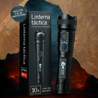 LINTERNA TÁCTICA RECARDABLE LED XHP50 DE 800